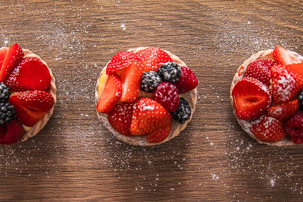 3 Fruit tarts