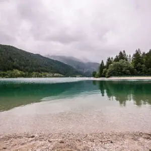 View across Lake Achensee