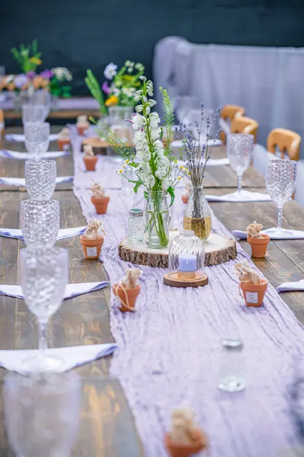 Wedding table decorations