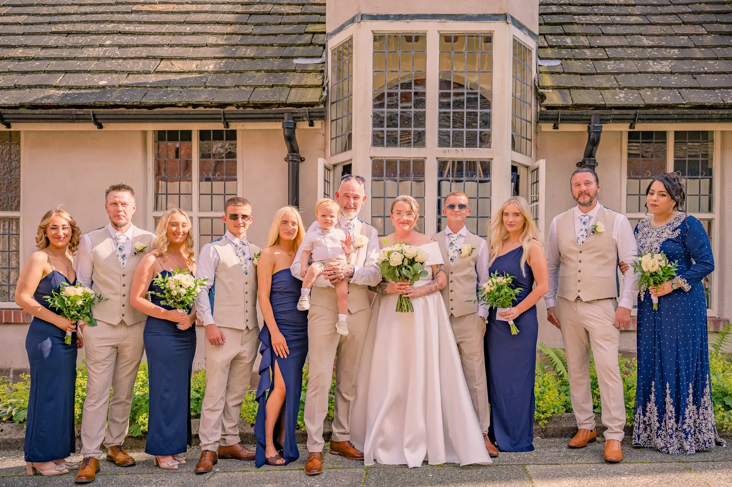 Portrait of the wedding party