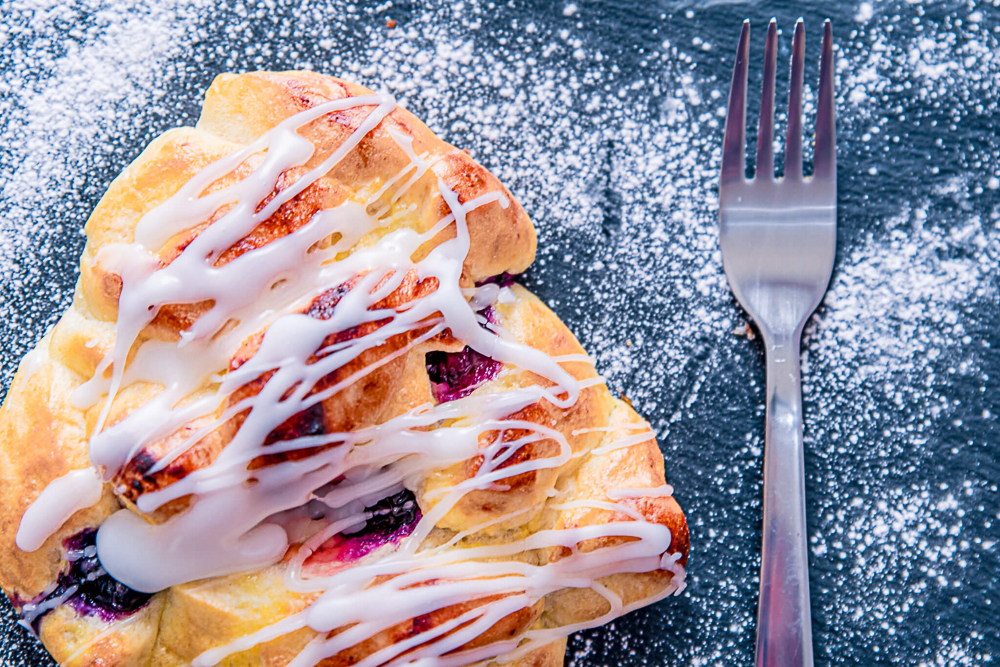 Pastry and fork