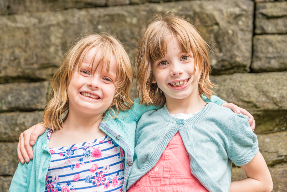 Outdoor Family Portrait of 2 sisters