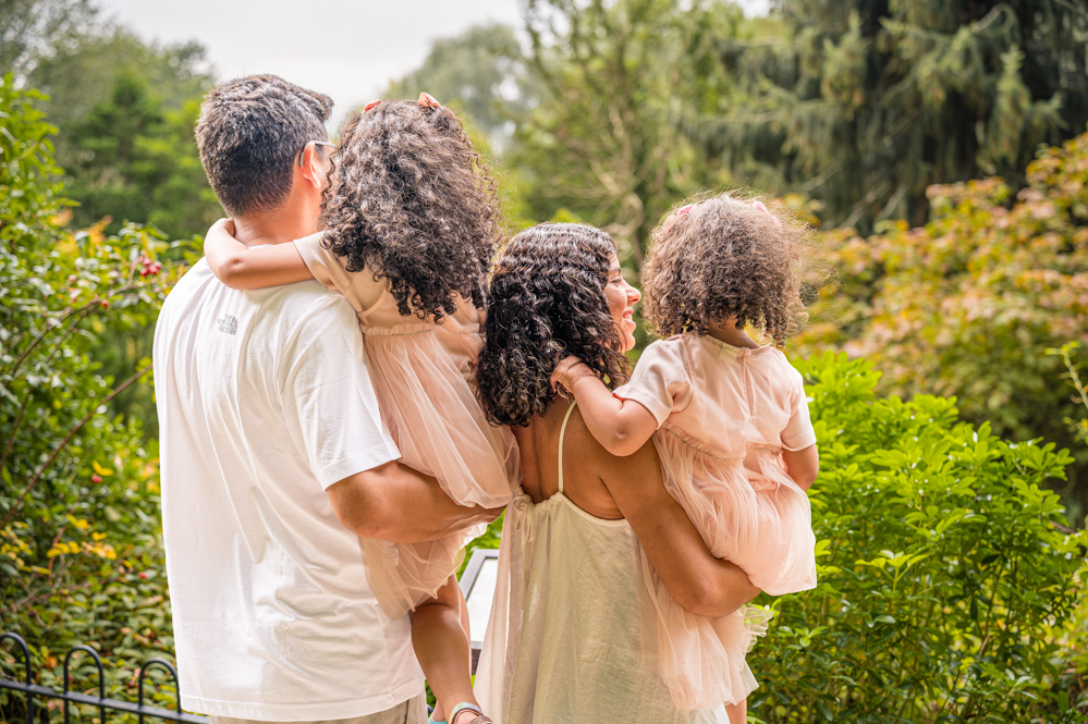 Family of four outdoors, Rebekah Morecroft Photography Manchester