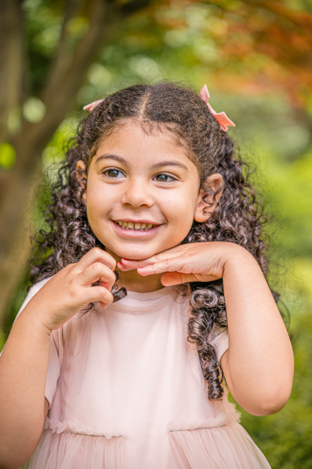 Outdoor Family Portrait of young child taken by Family Portrait Photographer