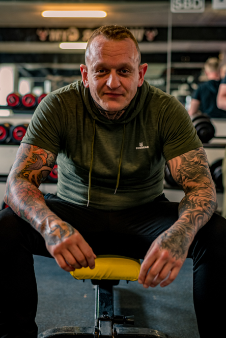 Man smiling in gym taken by Personal Branding Photographer