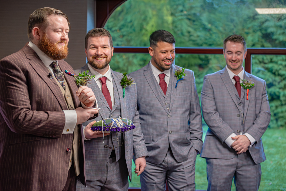 Groom and 3 Groomsmen