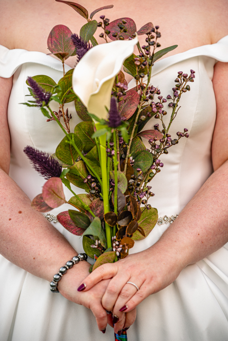 Close up of Brides Bouquet
