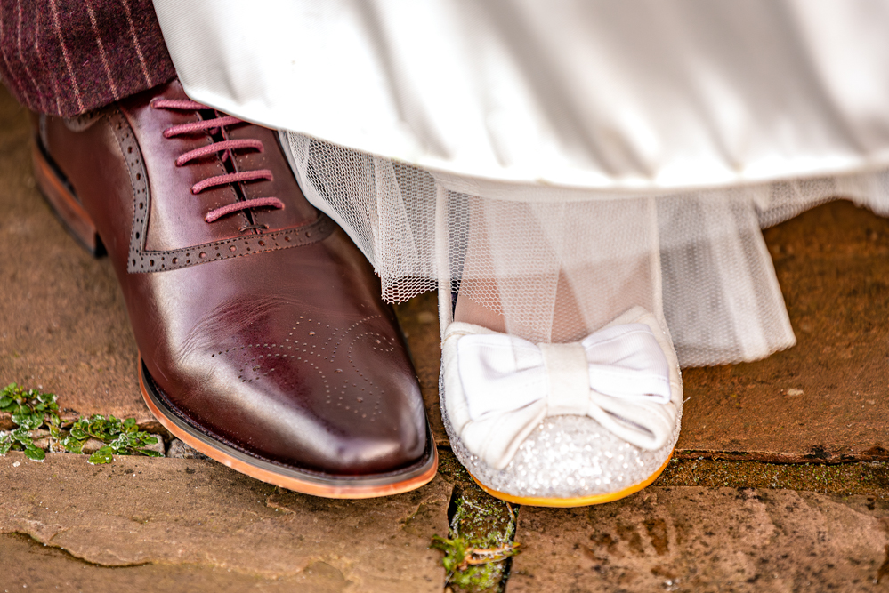 Bride and Groom’s shoe