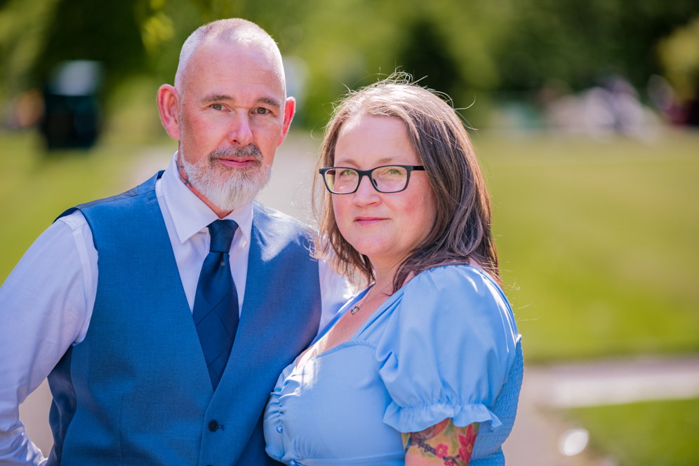 Close-up of couple