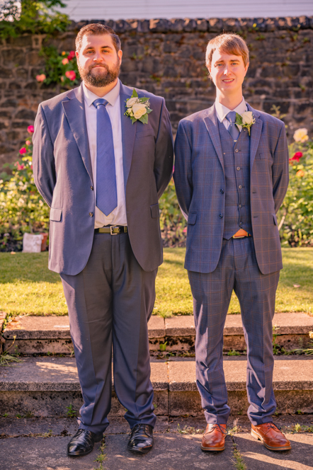 Groom and best man