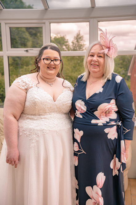 Bride and the mother of the bride